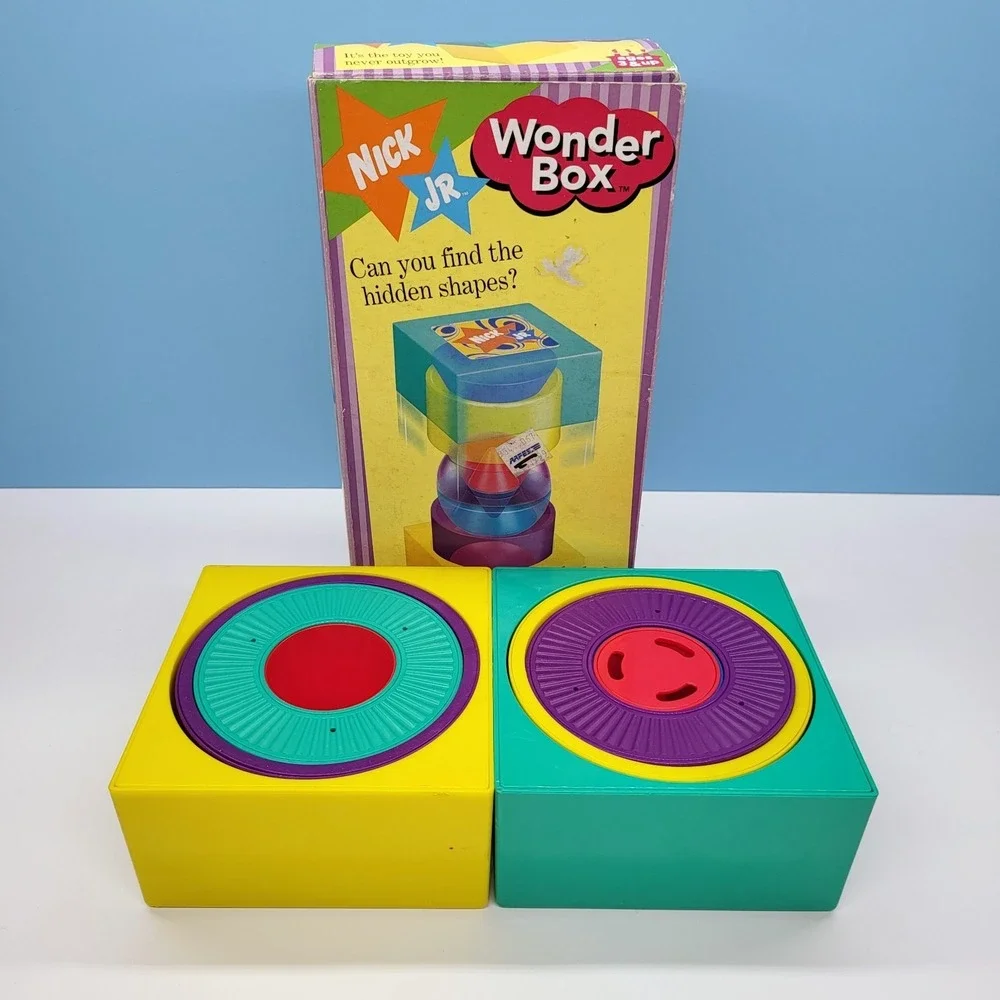 Nick Jr Hasbro Wonder Box‎ Playskool Preschool Learning Cube Stack Nickelodeon